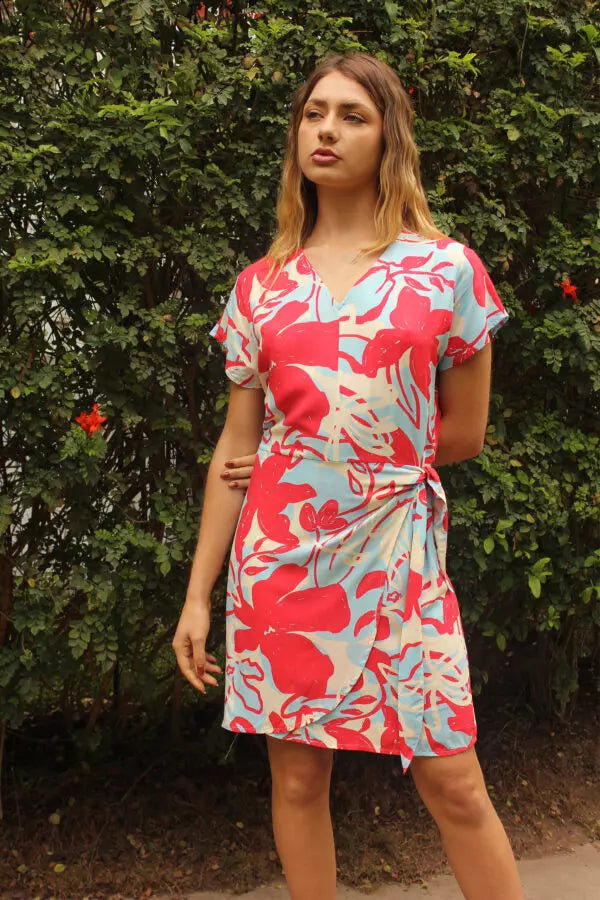 Vestido Floral Envolvente