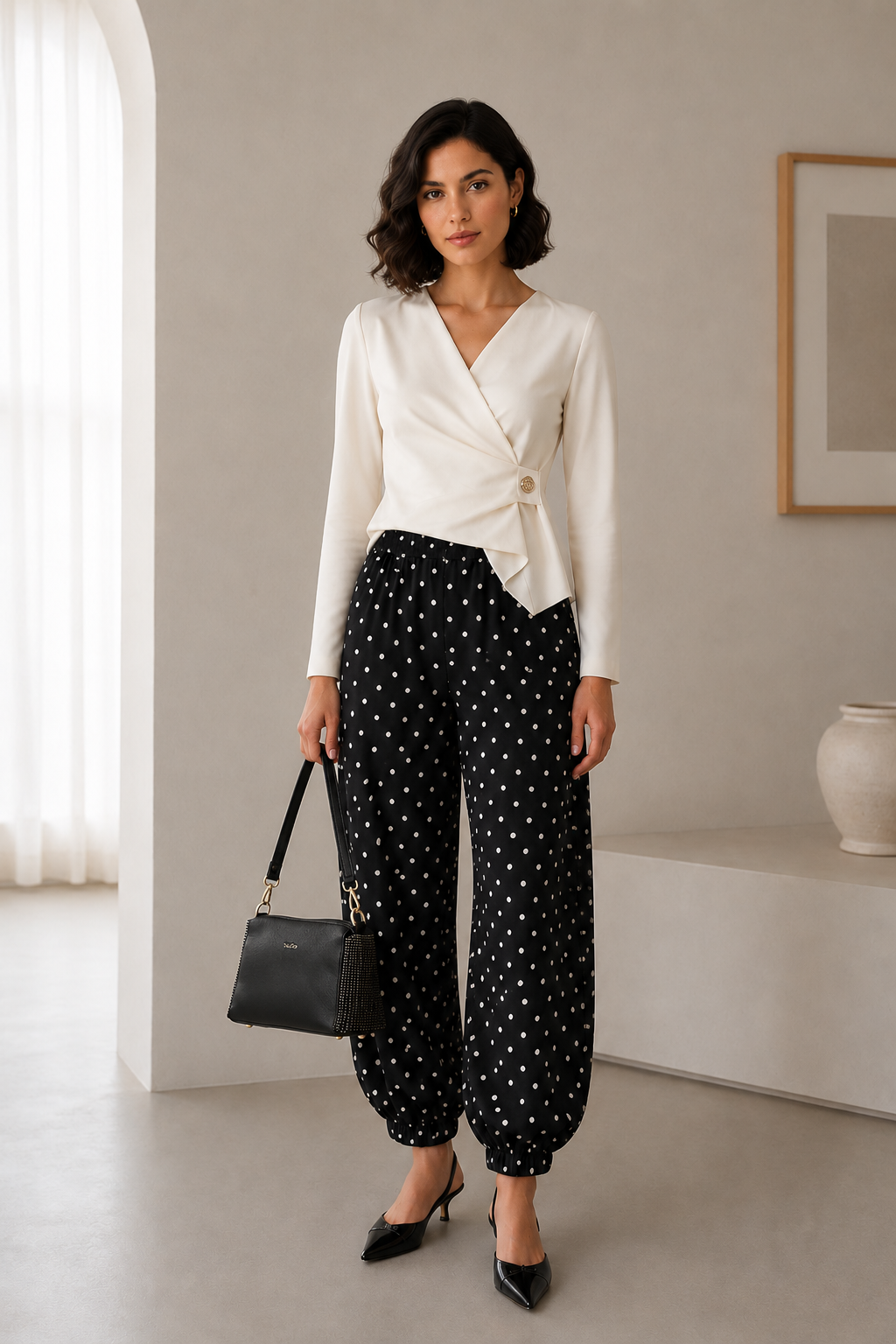 Pantalón Lunares