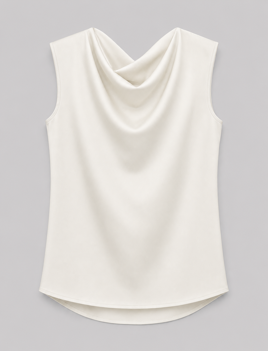 Blusa cuello con caída