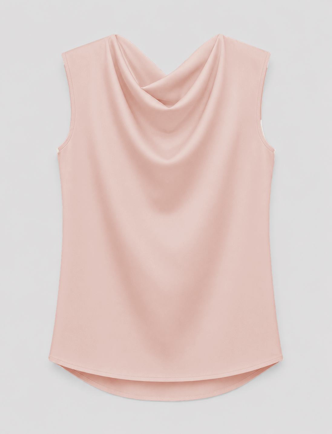 Blusa cuello con caída