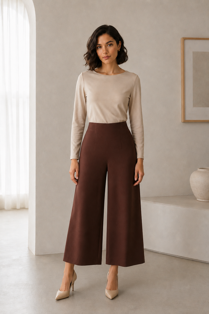Pantalón Palazzo con pinzas