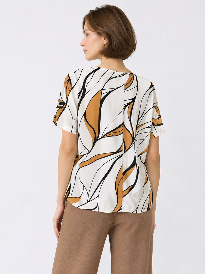 Blusa Print con botones