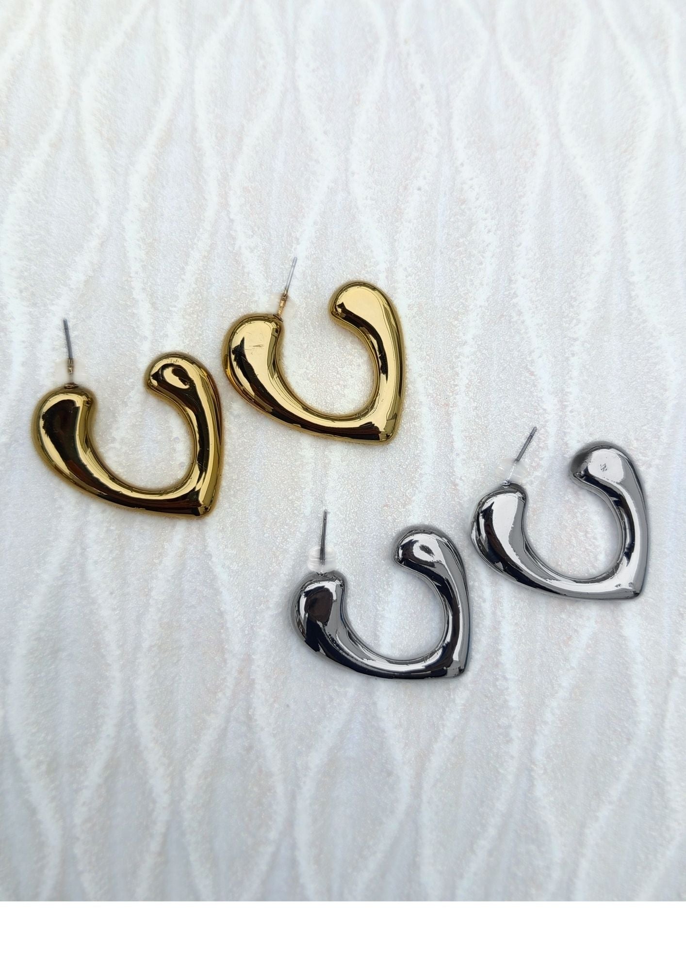 Aretes open heart