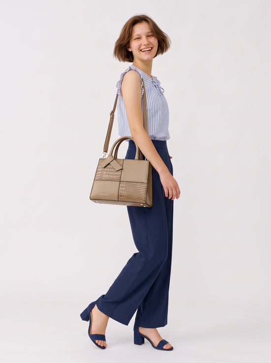 Cartera con textura