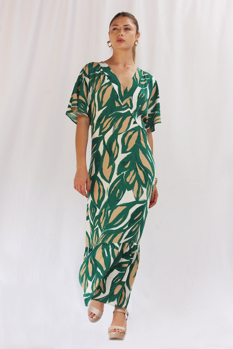 Vestido Floral Largo