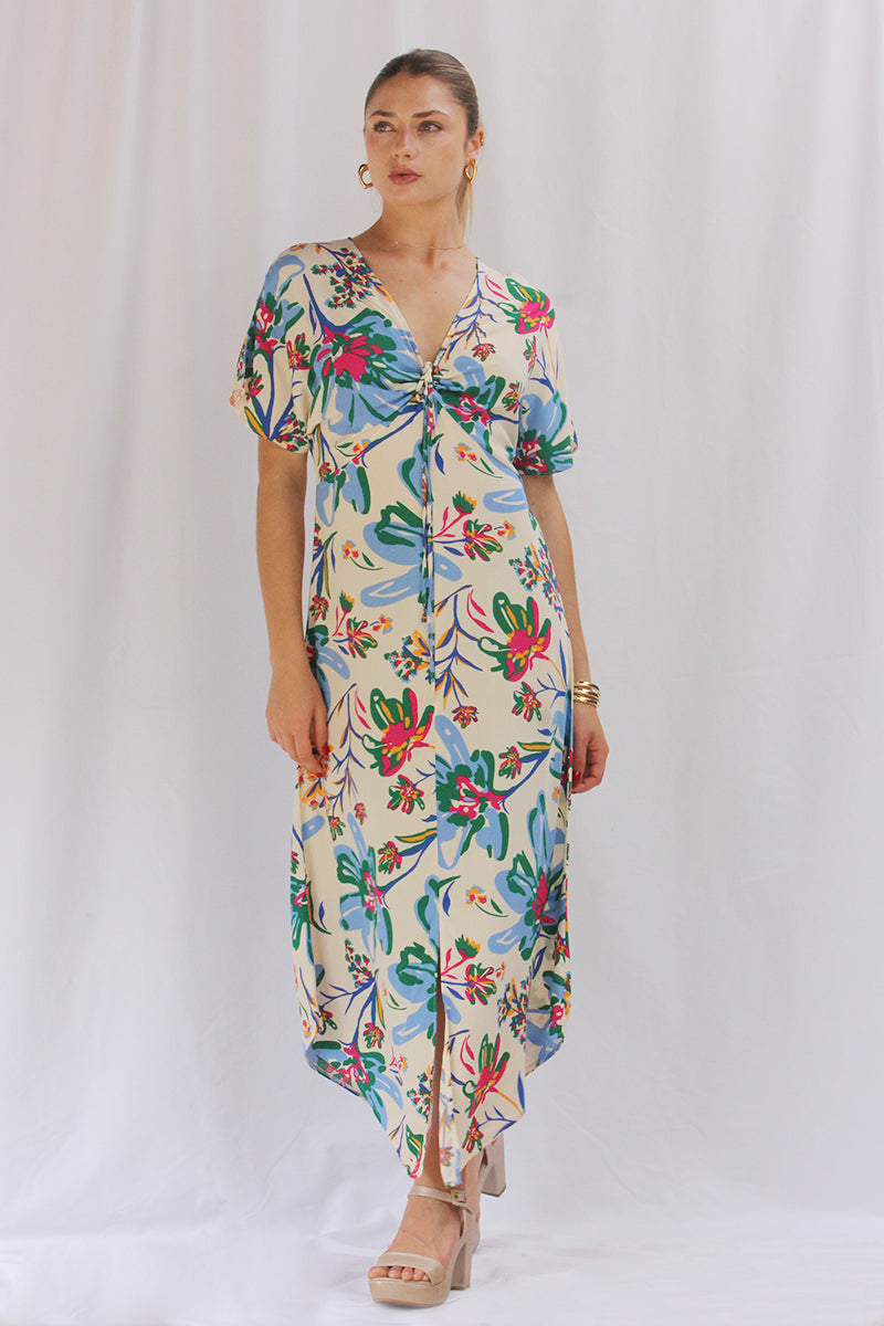 Vestido Largo con lazo