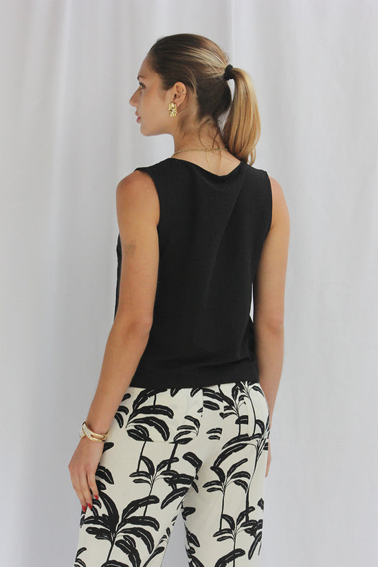 Blusa manga cero en V