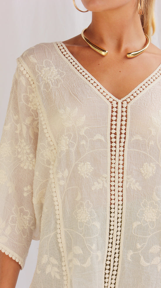 Blusa algodón manga larga