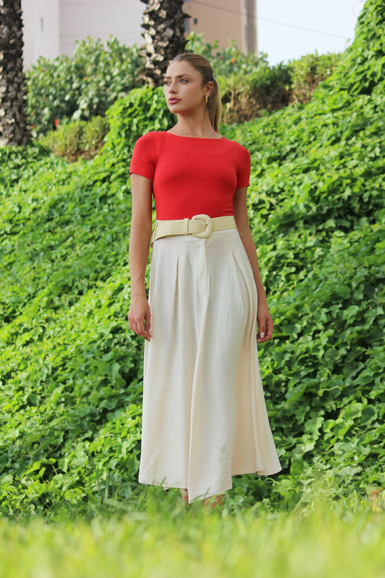 Polo básico cuello redondo