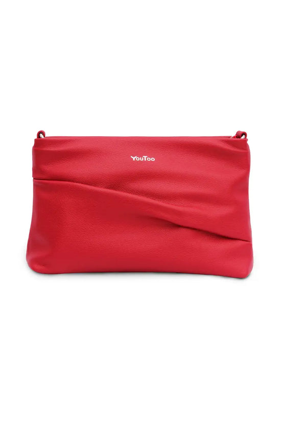 Cartera bandolera con pliegues