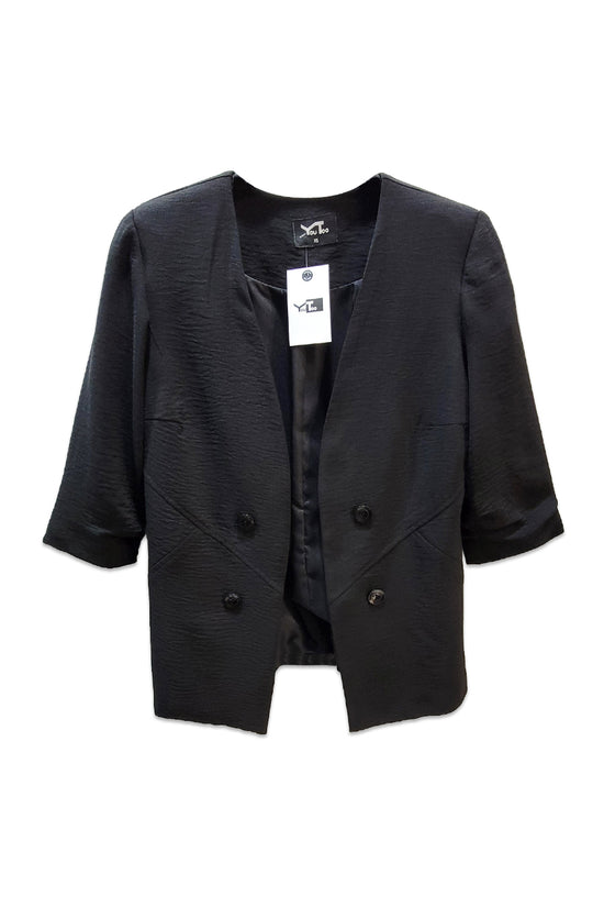 Chaqueta 3/4 botón lateral