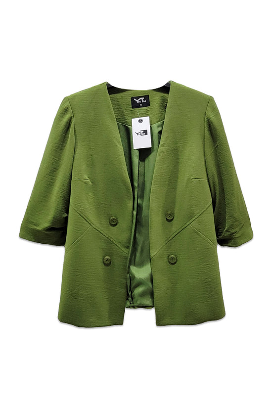 Chaqueta 3/4 botón lateral