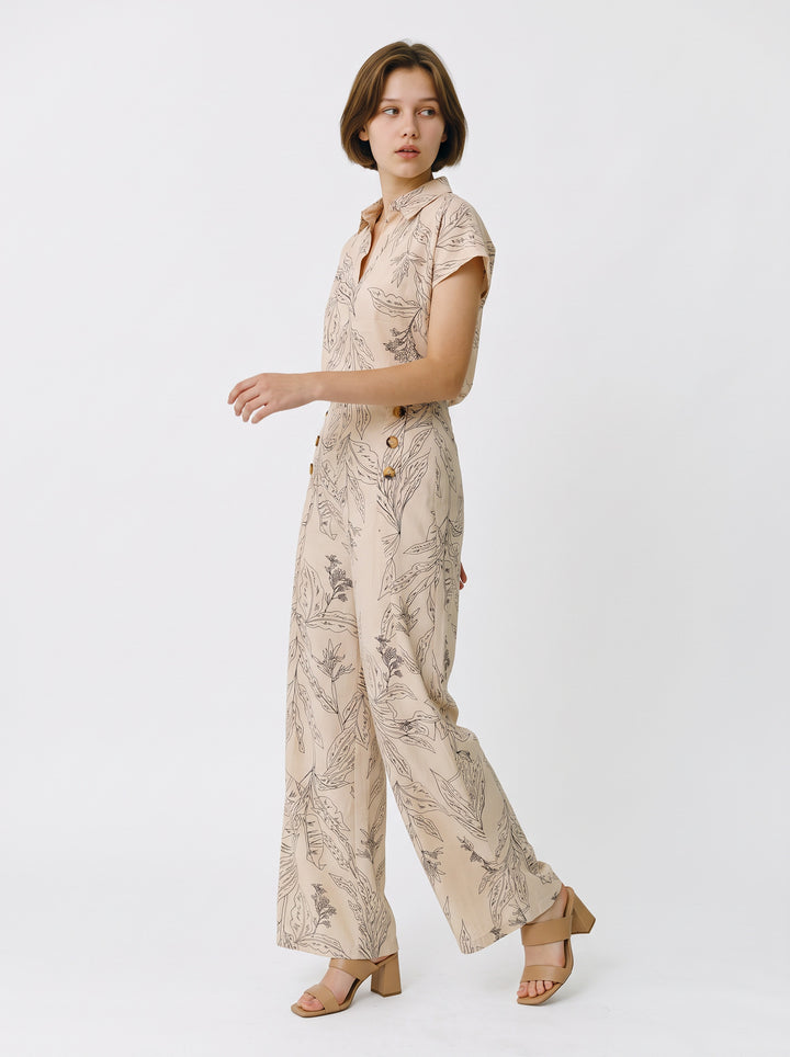 Pantalón Palazzo con botones