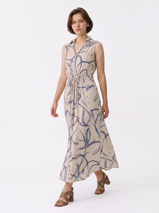 Vestido cuello camisero