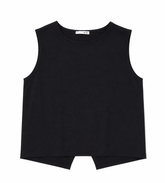 Blusa con cruce en espalda