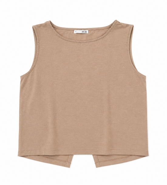 Blusa con cruce en espalda
